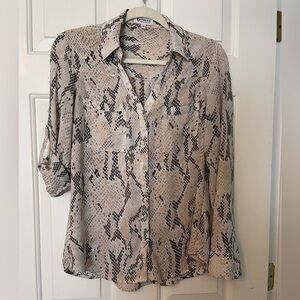 Express Portofino Shirt - Rare Snake Print - Size S